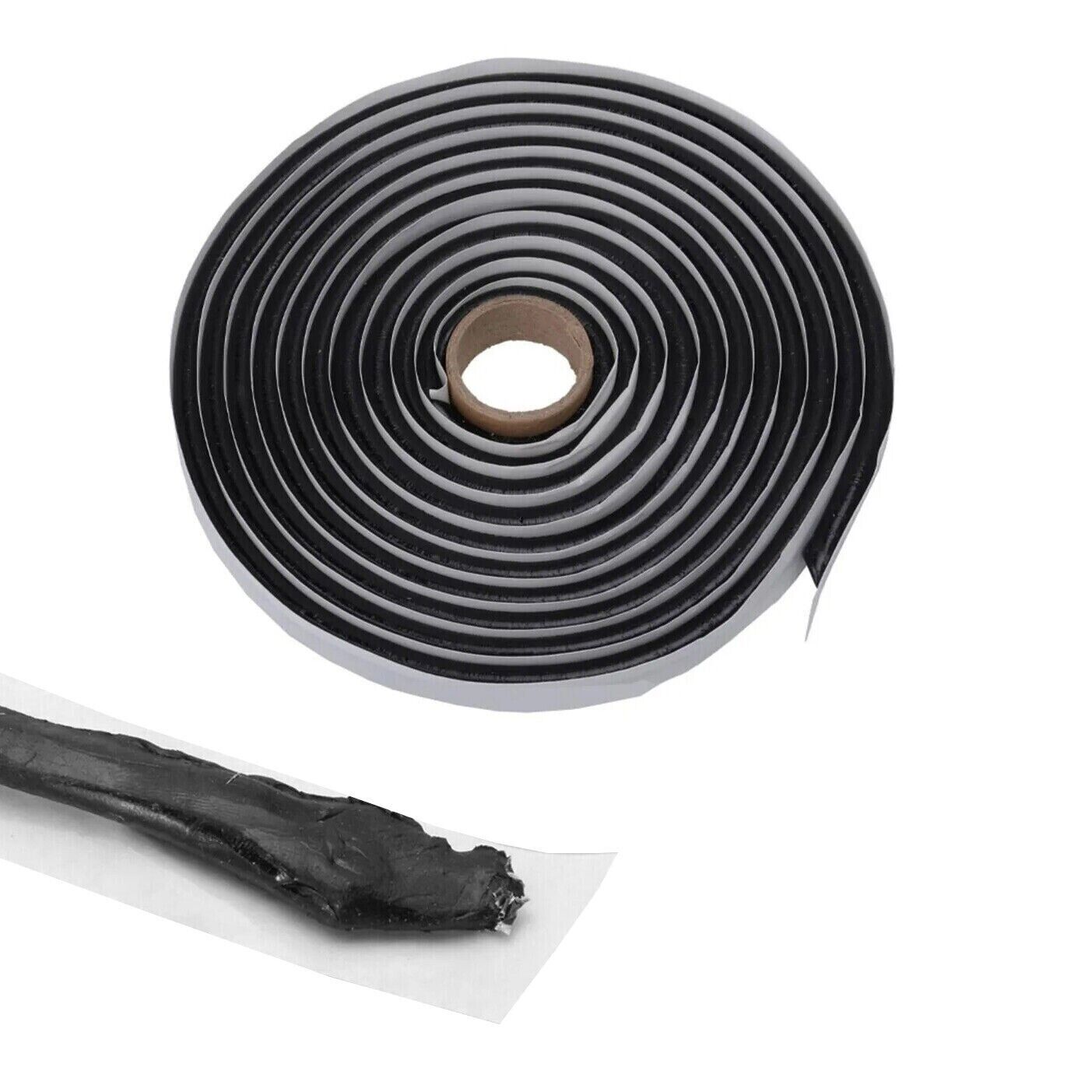 4M/13FT BUTYL TAPE RUBBER WITH TRIM CLIP REMOVL PLIER HEADLIGHT SEALANT RETROFIT